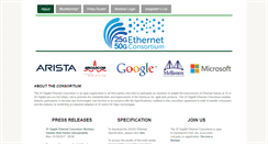 Desktop Screenshot of 25gethernet.org
